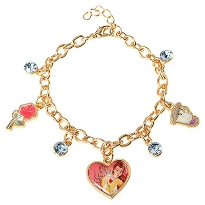 Afbeelding van Disney Beauty and the Beast Nieuwigheid BH00184YL 65.PH Multicolor Emaille Bedel Armband Eén Maat Zink Geen edelsteen Edelsteen, Zink,