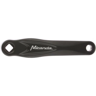 Afbeelding van Crank rechts Miranda Alfa 1 170mm zwart gecoat