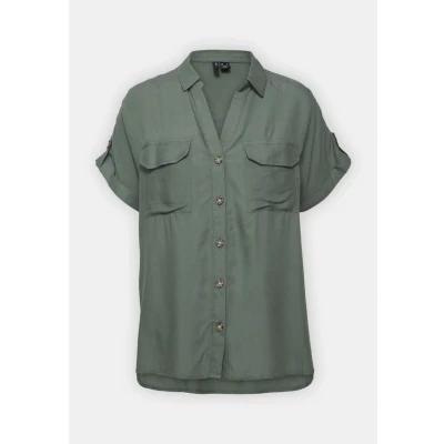 Afbeelding van Vero Moda Vmbumpy Overhemdblouse, Dames, Maat: Small, Laurel wreath