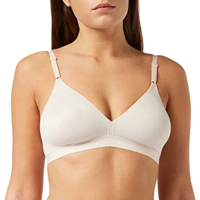 Image de Triumph Soutien gorge sans armatures Micro Fun N pour femme, Beige nude., 105C