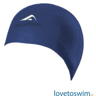 Afbeelding van Aquafeel Siliconen Zwemcap Pro Marine Blauw