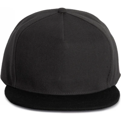 Afbeelding van K up Pet Snapback 5 panelen KP159 Dark Grey / Black
