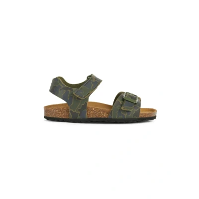 Afbeelding van Geox J Ghita Boy B herensandalen, Camouflage