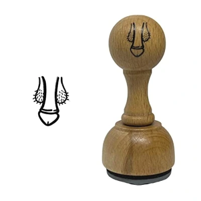 Afbeelding van Penis houten stempel