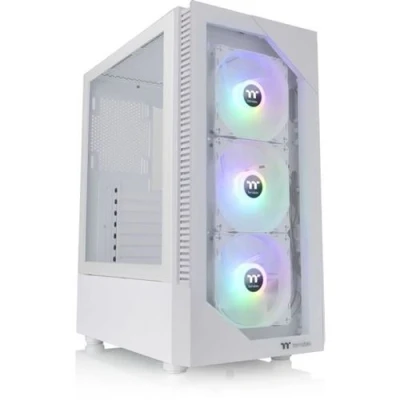 Image de Boîtier Pc Thermaltake View 200 Tg Argb Snow (Blanc) Moyen Tour Format Atx