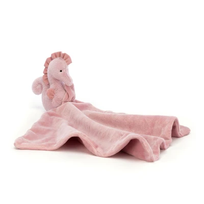 Afbeelding van Jellycat knuffeldoek Zeepaard 34cm (Sienna Seahorse Soother)