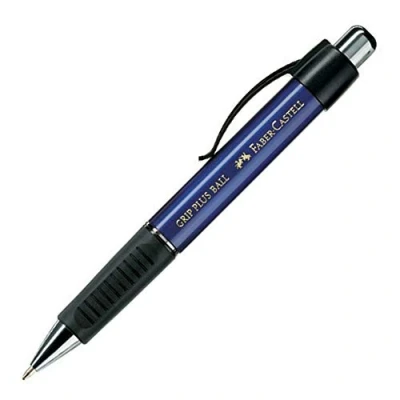 Afbeelding van Pen Faber Castell Grip Plus Ball M Blauw 5 Stuks