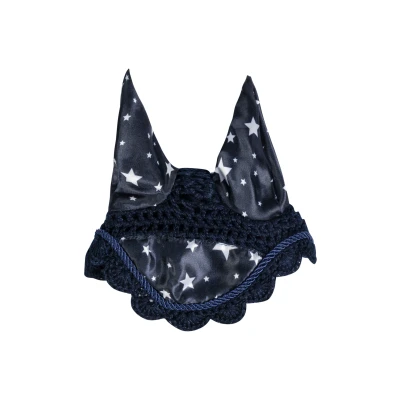 Image de HKM Bonnet Anti Mouches Hobby Horsing Print Marin