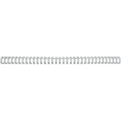Afbeelding van Draadrug GBC 11mm 34 rings A4 zilver 100stuks