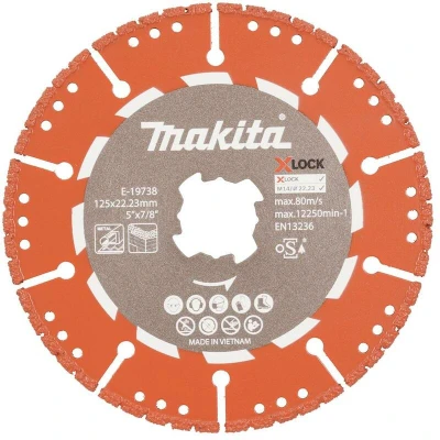Afbeelding van MAKITA E 19738 diamantschijf 125 mm X LOCK