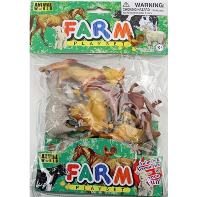 Afbeelding van Basic Animal World Farm Boerderijdieren 8 Stuks