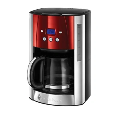 Afbeelding van Russell Hobbs Luna Solar Red Koffiezetapparaat 23240 56 Rood