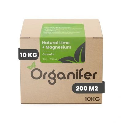 Afbeelding van Organifer Kalk Meststof met Magnesium (10 kg voor 200 m2)
