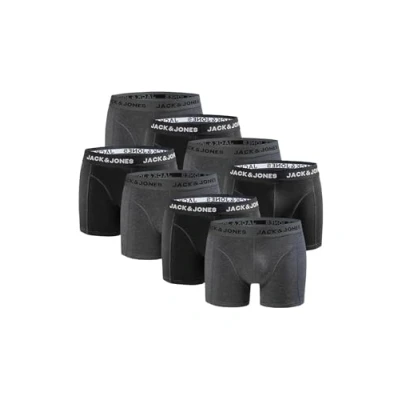 Afbeelding van Jack &amp; Jones Set van 8 boxershorts, zwart/grijs gemêleerd