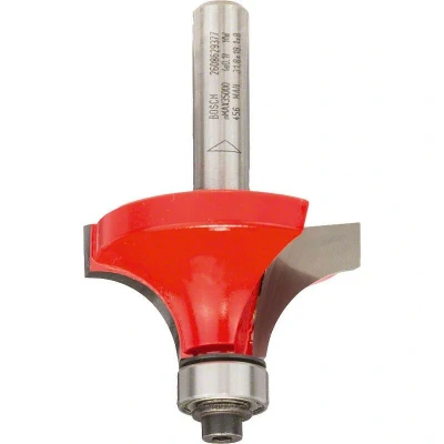 Image de BOSCH 2608629377 fraise à profil arrondi 8 mm, D 38,1 R1 12,7 L 19 G 61 mm