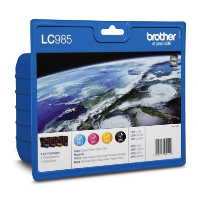 Image de Brother lc 985 value pack cyan magenta yellow blac LC985VP