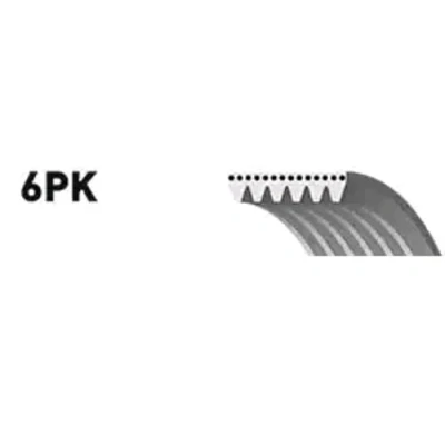 Afbeelding van Gates Poly V riemen kit K096PK2063