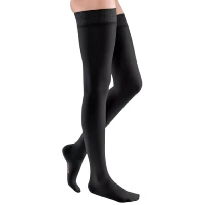Afbeelding van medi Mediven Elegance CCL2 Compressiekousen voor dames met noppen en plakstrip