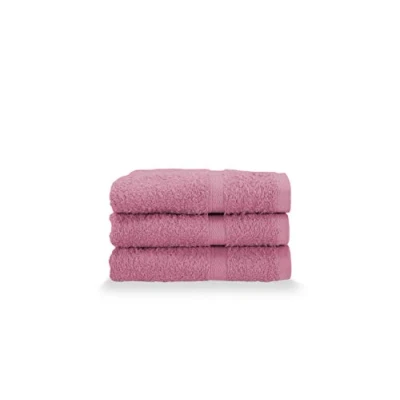 Afbeelding van Gabel Set van 3 gastendoekjes puur hydrofiel katoen, 40 x 60 cm, fuchsia