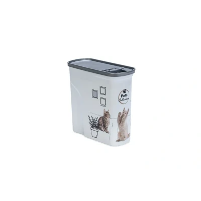 Afbeelding van Curver PetLife Kattenvoercontainer, 2 kg, droogvoer voor huisdieren, 20,5 x 8,6 19,40 cm