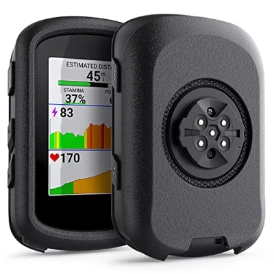 Afbeelding van TUSITA Hoesje compatibel met Garmin Edge 540 Solar 840 Siliconen Beschermhoes Zwart