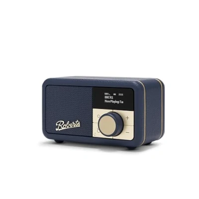 Image de Radio portable sans fil Bluetooth Roberts Revival Petite 2 Bleu Marin