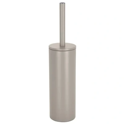 Afbeelding van Spirella Luxe Toiletborstel in houder Cannes beige metaal 40 x 9 cm met binnenbak