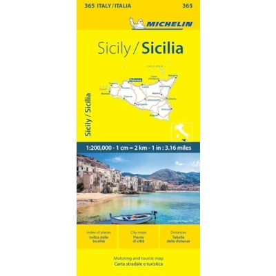Afbeelding van Sicily Michelin Local Map 365