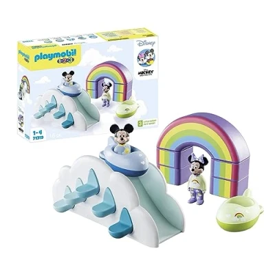 Image de Playmobil 1.2.3. 71319 Maison des nuages de Mickey et Minnie