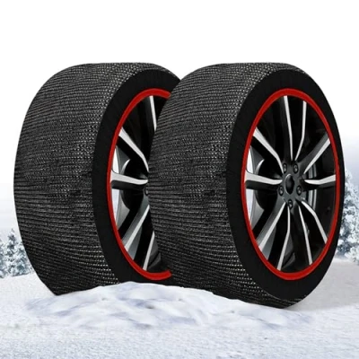 Afbeelding van Goedgekeurde sneeuwsokken, super model, +50% weerstand + 50% levensduur, voor elektrische auto&#039;s, SUV&#039;s, 4x4, caravans, bedrijfsvoertuigen (XXXL)