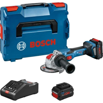 Image de BOSCH GWX 18V 15 C meuleuse d&#039;angle BITURBO X LOCK avec capuchon de protection en L Boxx 136 (2x 8,0Ah batterie + chargeur) 06