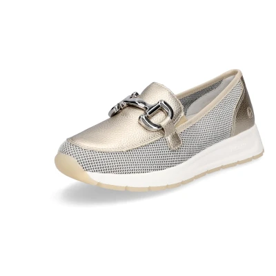 Afbeelding van Remonte dames slip on schoenen goud