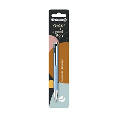 Afbeelding van Pelikan 817684 Snap K10 balpen, metaal, ijsblauw