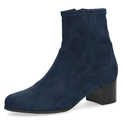 Afbeelding van CAPRICE 9 25316 41 870 enkel hak stretch BLAUW maat 37