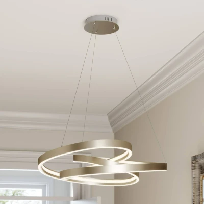 Afbeelding van Lucande Gunbritt LED hanglamp, 80 cm