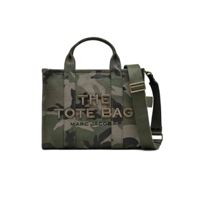 Afbeelding van MARC Jacobs THE CAMO Medium Handtas, Dames, Maat: One Size, Green