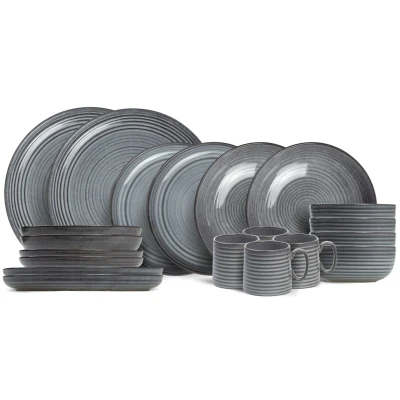 Afbeelding van Cosy &amp; Trendy Serviesset Kentucky Grey 20 delig / 4 personen