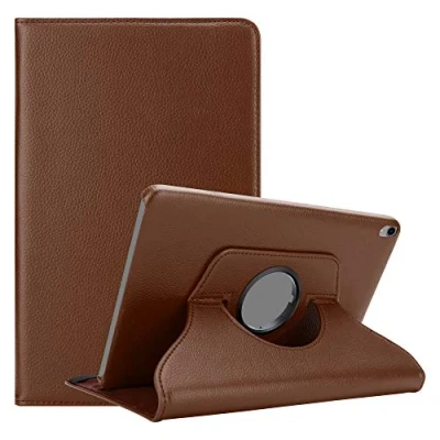 Afbeelding van Cadorabo Tablet Hoesje geschikt voor Apple iPad PRO 11 2018 (11 inch) in PADDESTOEL BRUIN Beschermhoes met Auto Wake Up, standfunctie en elastieksluiting Book Case Cover Etui