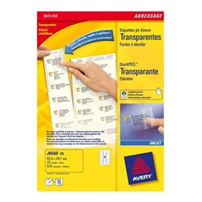 Afbeelding van Etiket Avery J8168 25 199.6x143.5mm wit 50stuks
