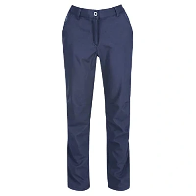 Afbeelding van De Regatta Fenton wandelbroek outdoorbroek dames waterafstotend windbestendig Marine