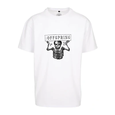 Afbeelding van Merchcode Offspring Canadian TOUR TEE Tshirt print, Heren, Maat: Small, White