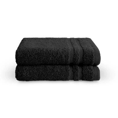 Afbeelding van Byrklund handdoek 70x140 Zwart