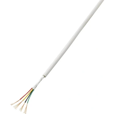Afbeelding van TRU COMPONENTS 1571729 Alarmkabel LiYY 6 x 0.22 mm² Wit 50 m