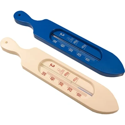 Afbeelding van Sundo badthermometer in scheepjesvorm blauw