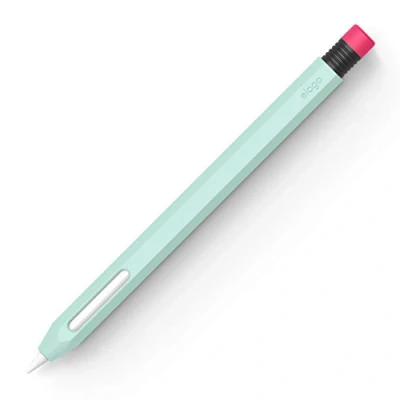 Afbeelding van elago Classic Pencil Case Compatibel met Apple 2e Generatie Cover Hoes, Klassiek Design, Magnetisch Opladen &amp; Dubbele Tap (MOET INSTALLATIE INSTRUCTIES LEZEN) (Mint)