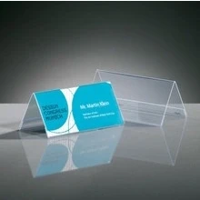 Image de Sigel ta138 lot de 10 présentoirs table chevalets transparent