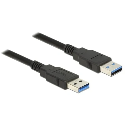 Afbeelding van Delock USB kabel 3.2 Gen1 (USB 3.0 / 3.1 Gen1) A stekker, stekker 3.00 m Zwart Vergulde steekcontacten 85063