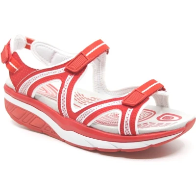 Afbeelding van MBT Lila 6 sportsandalen voor dames, Rood (MBT Red 1391l)
