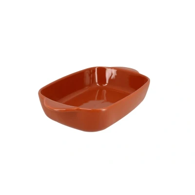 Afbeelding van Ogo Living Octave Ovenschaal 27x16,5cm Terracotta Aardewerk
