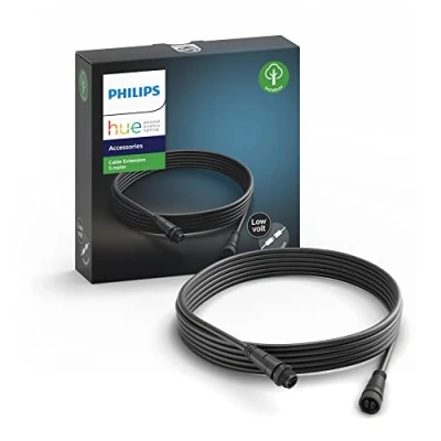 Image de Philips Hue Extérieur Câble d&#039;extension 5m Black